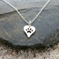 Love Dog Paw Pendant Necklace Women's Fashion Accessories