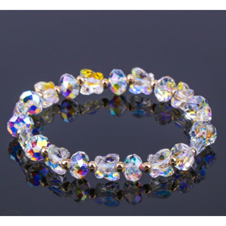 New Creative Diy Artificial Crystal Butterfly Bracelet