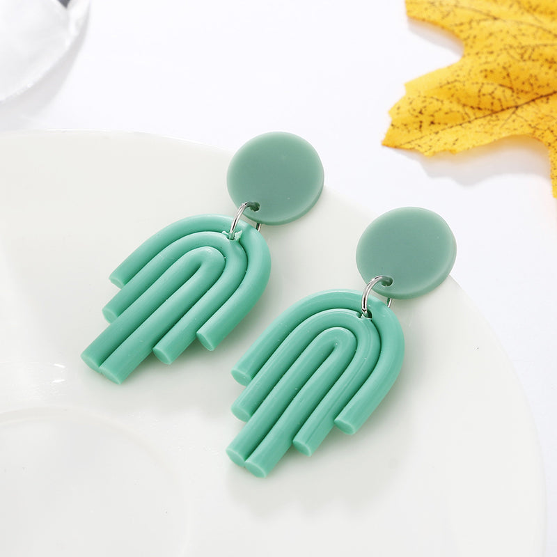 Creative Soft Clay Earrings Women