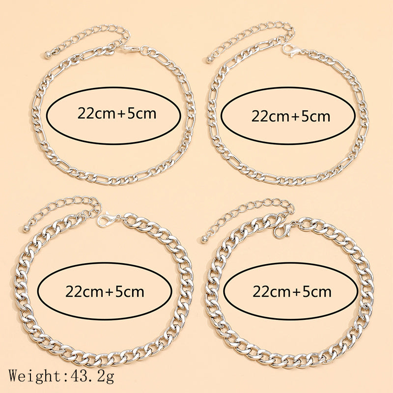 Simple Fashion Solid Color Irregular Metal Bracelet