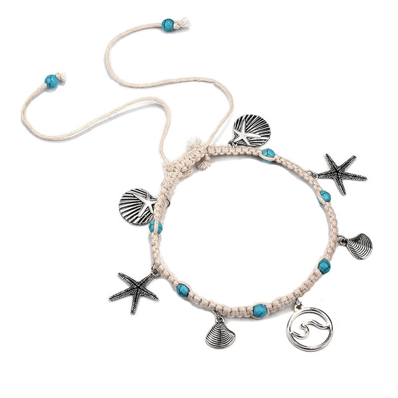 Starfish Beach Anklet For Women Shell HAILANG For Weaving Hands And Feet