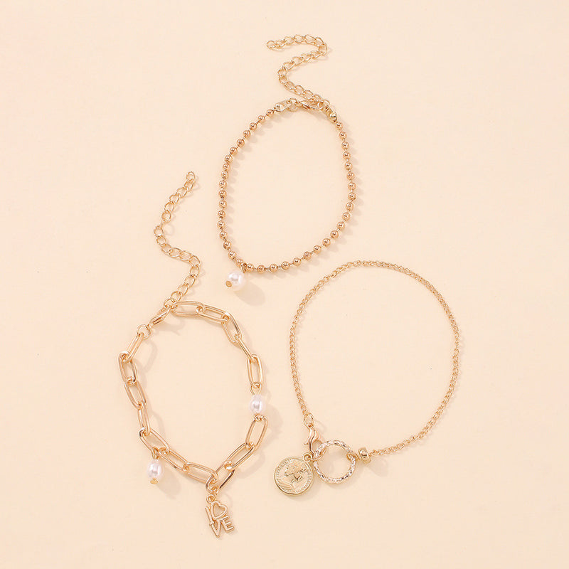 Personalized Ins Simple Style New Bracelet Set