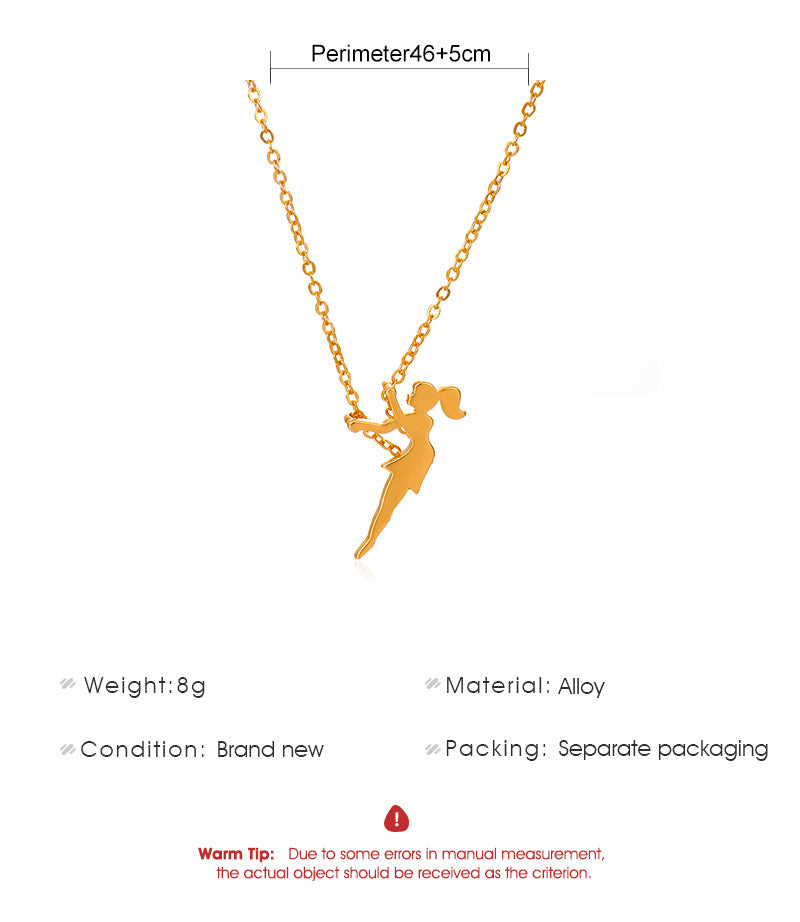 Elegant Temperament Girl Swing Clavicle Chain Fashionable And Simple