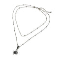 Creative Retro Sunflower Alloy Pendant Necklace