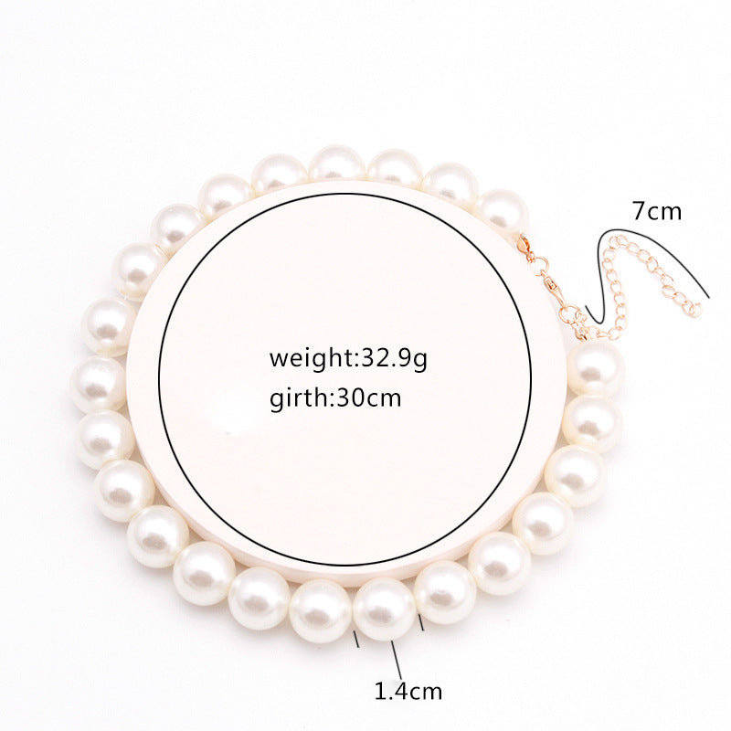 Simple Fashion Pearl Single-layer Necklace Woman