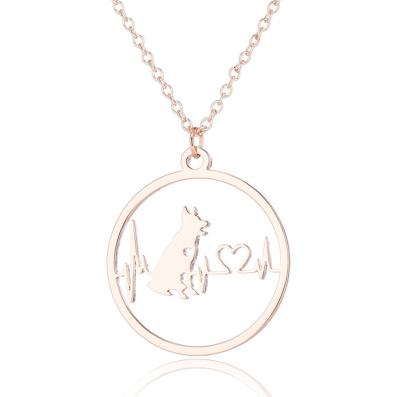 Fashion Stainless Steel Small Animal Dog Necklace