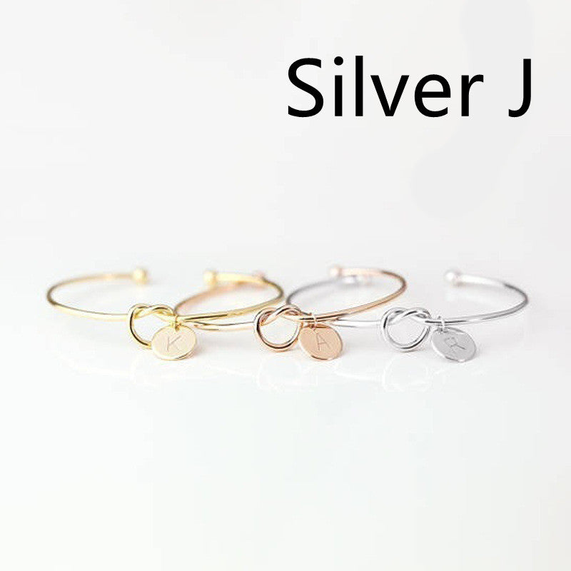 European And American Fashion Dead Knot Letter Bracelet