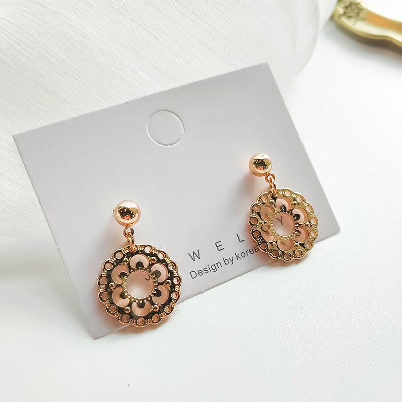 S925 Silver Baroque Stud Earrings