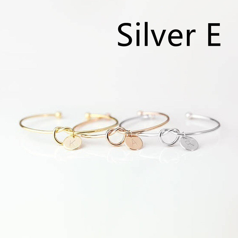 European And American Fashion Dead Knot Letter Bracelet