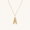 Personalized Simple Letter Necklace Fashion Creative Pattern Gold 26 Letter