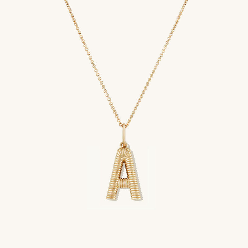 Personalized Simple Letter Necklace Fashion Creative Pattern Gold 26 Letter