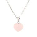 Korean Simple Natural Stone Heart-shaped Necklace Women