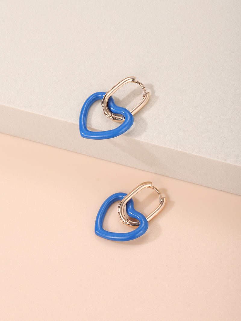 Fashionable Simple Metal Temperament Earrings