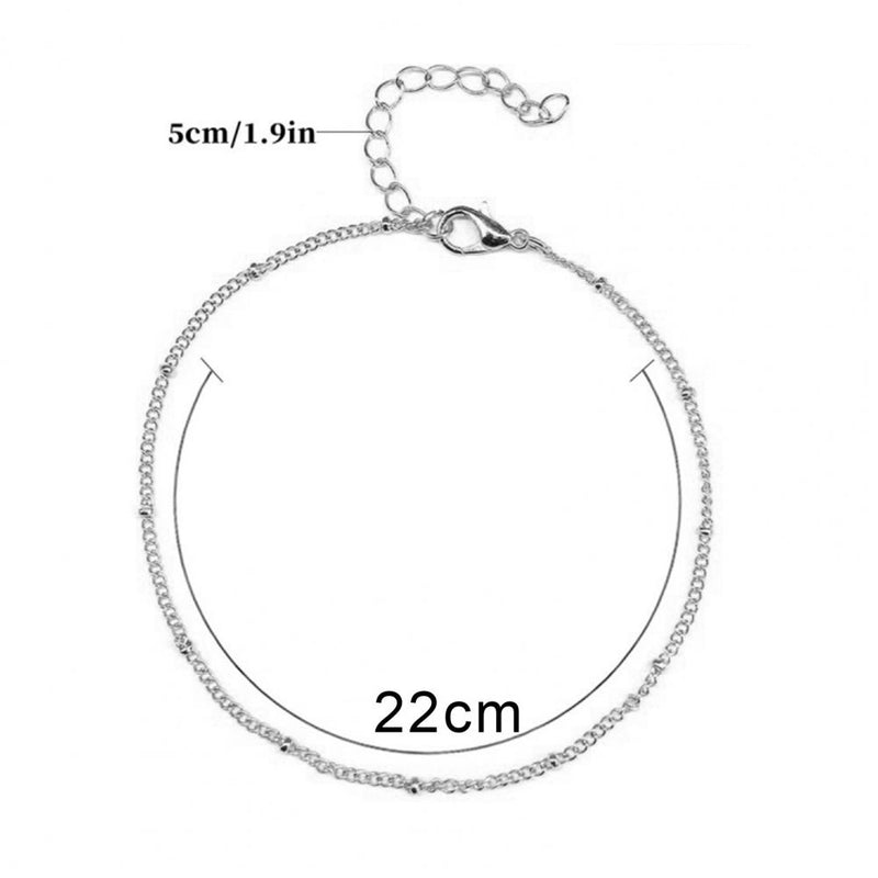 Women's Beach Love Multi-layer Anklet