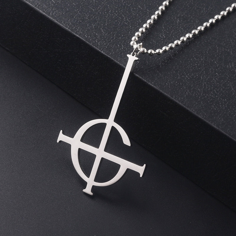 Punk Ghost Rock Stainless Steel Pendant Necklace