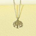 Diamond Love  Christmas Tree Necklace Female