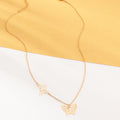 European And American New Fashion Butterfly Necklace Simple