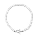 Ot Buckle Drop Ball Pearl Retro Necklace Women