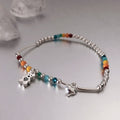 Women's Colorful Love Bear Beaded Bracelet