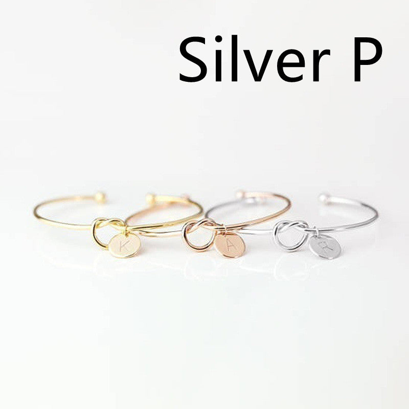 European And American Fashion Dead Knot Letter Bracelet