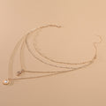 Women's Bohemian Style Vintage Alloy Drop Multi-layered Necklace