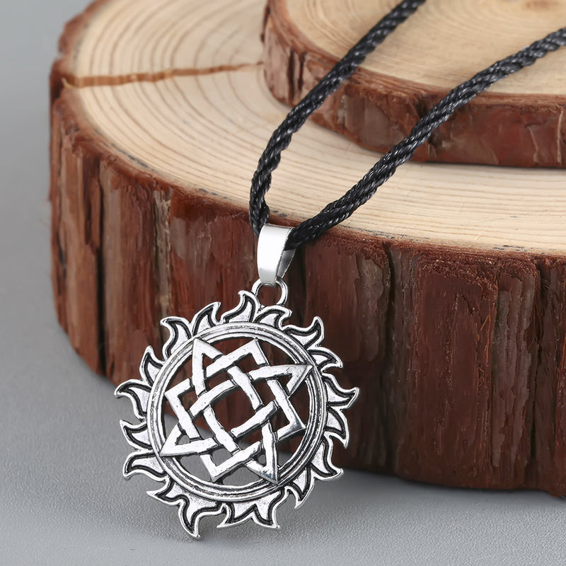 Men's Cutout Geometric Alloy Jewelry Pendant Necklace