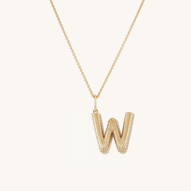 Personalized Simple Letter Necklace Fashion Creative Pattern Gold 26 Letter